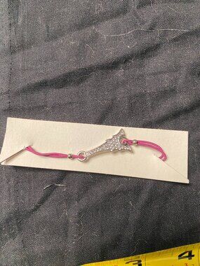 Purple Eiffel Tower Paris Stretch Bracelet New Travel Armband France Jewelry